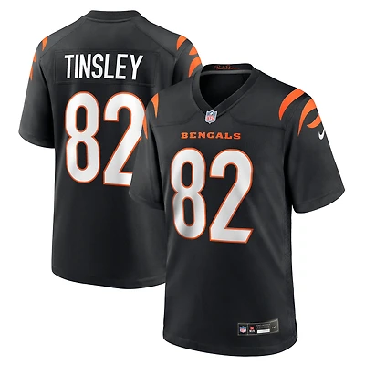 Maillot Nike Mitchell Tinsley noir pour homme des Bengals de Cincinnati