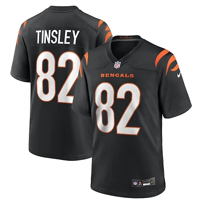 Men's Nike Mitchell Tinsley  Black Cincinnati Bengals Team Game Jersey