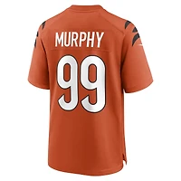 Men's Nike Myles Murphy Orange Cincinnati Bengals Alternate Game Jersey
