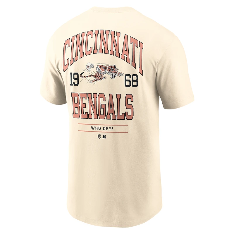 Men's Nike Natural Cincinnati Bengals Freestyle Essential T-Shirt
