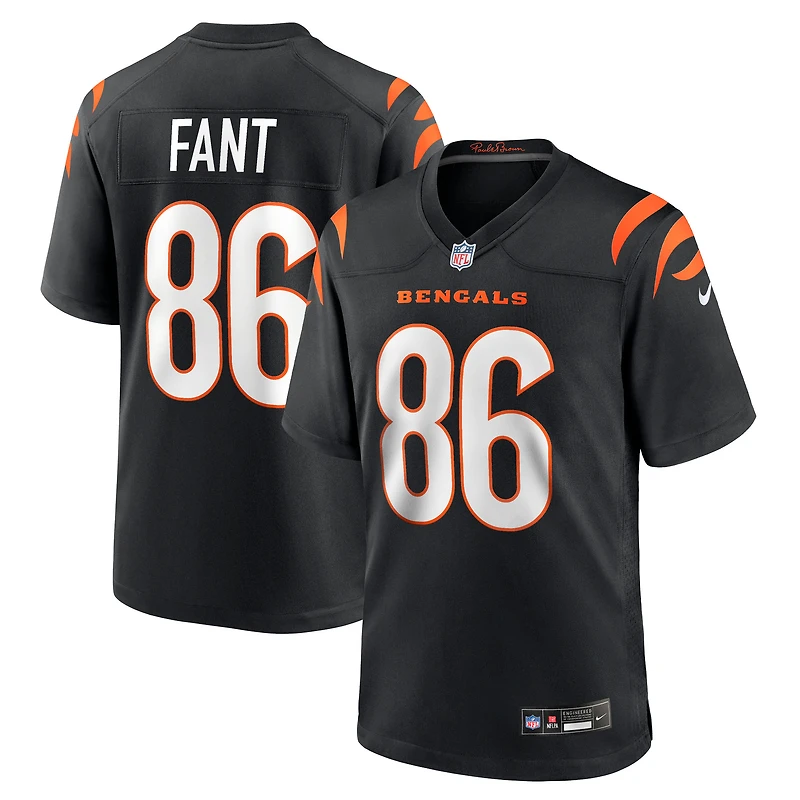 Men's Nike Noah Fant  Black Cincinnati Bengals Team Game Jersey
