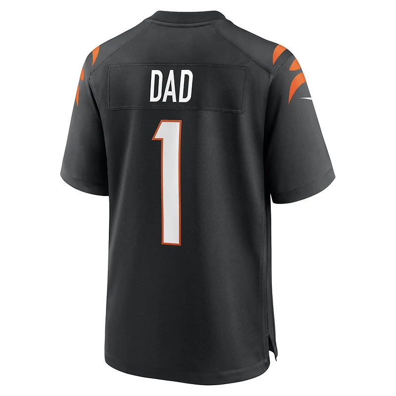Maillot de match des Bengals Cincinnati Nike numéro 1 Dad pour homme