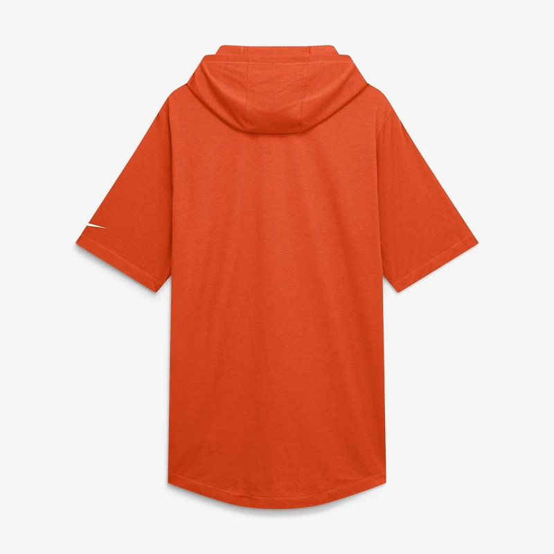 Men's Nike Orange Cincinnati Bengals Tri-Blend Hooded T-Shirt