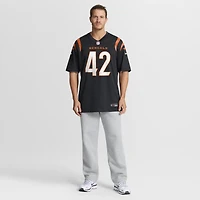 Men's Nike Oren Burks  Black Cincinnati Bengals Team Game Jersey