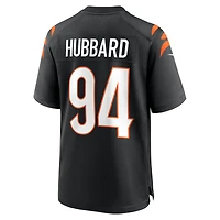 Maillot de match joueur Nike Sam Hubbard pour hommes, noir, Cincinnati Bengals