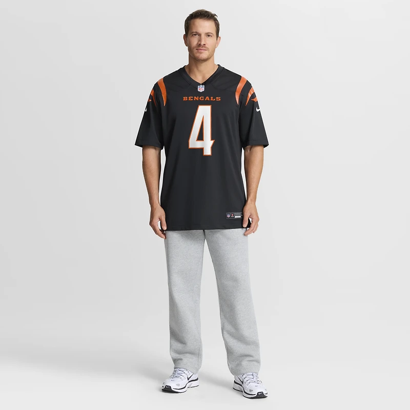 Men's Nike Sean Clifford  Black Cincinnati Bengals Team Game Jersey