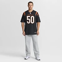 Maillot de match l'équipe Nike des Bengals Cincinnati noir pour homme
