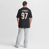 Maillot Nike Shemar Stewart noir pour homme des Bengals de Cincinnati