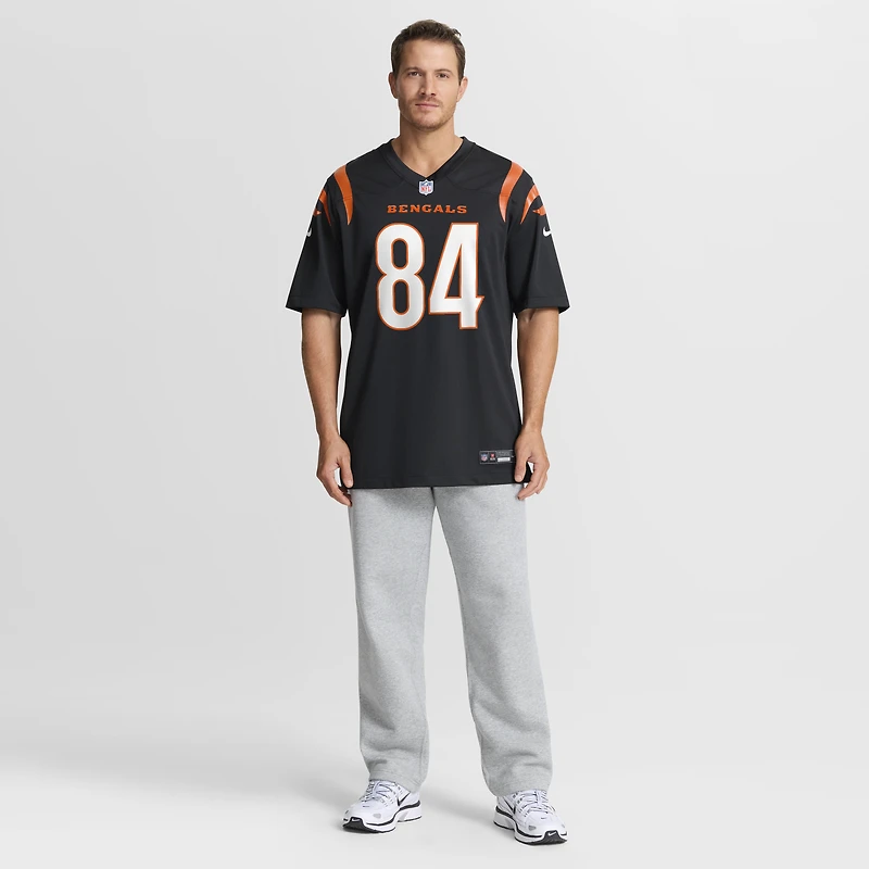 Maillot de jeu Nike T. J. Houshmandzadeh pour homme, joueur retraité l'équipe des Bengals Cincinnati, noir