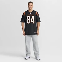 Maillot de jeu Nike T. J. Houshmandzadeh pour homme, joueur retraité l'équipe des Bengals Cincinnati, noir