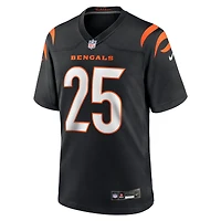 Maillot Nike Tahj Brooks noir pour homme, équipe des Bengals de Cincinnati