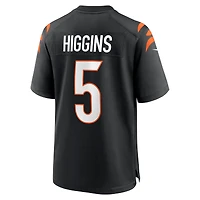 Maillot Nike Tee Higgins pour homme, noir, joueur de match des Bengals Cincinnati