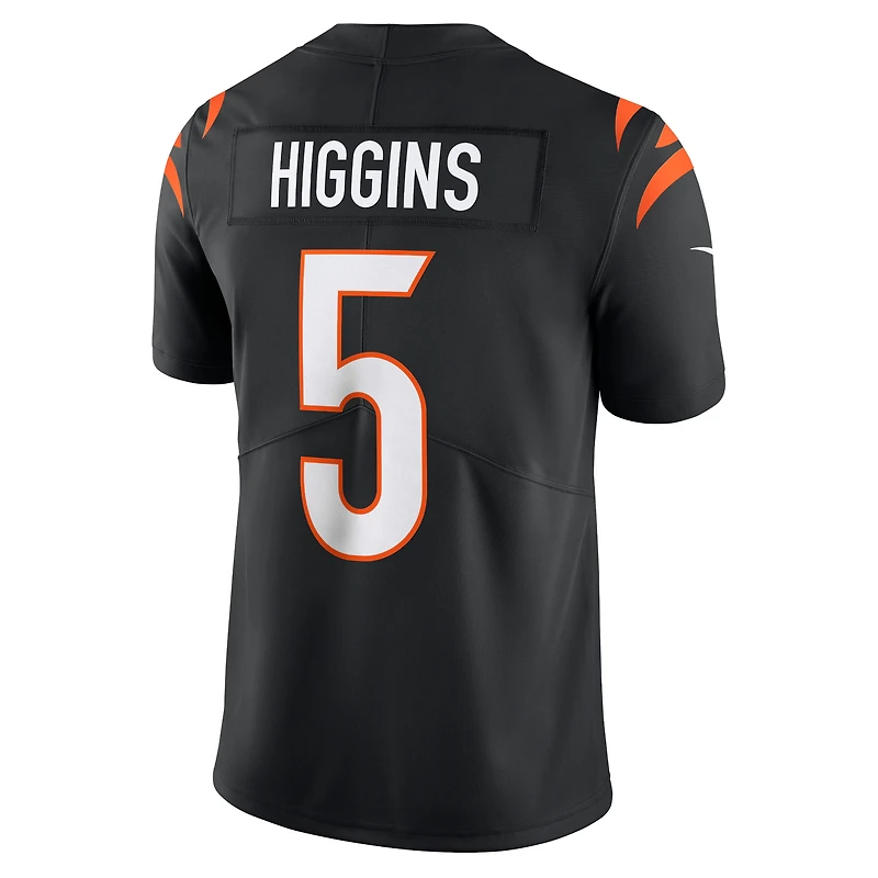 Maillot Nike Tee Higgins noir Cincinnati Bengals Vapor Untouchable Limited pour homme