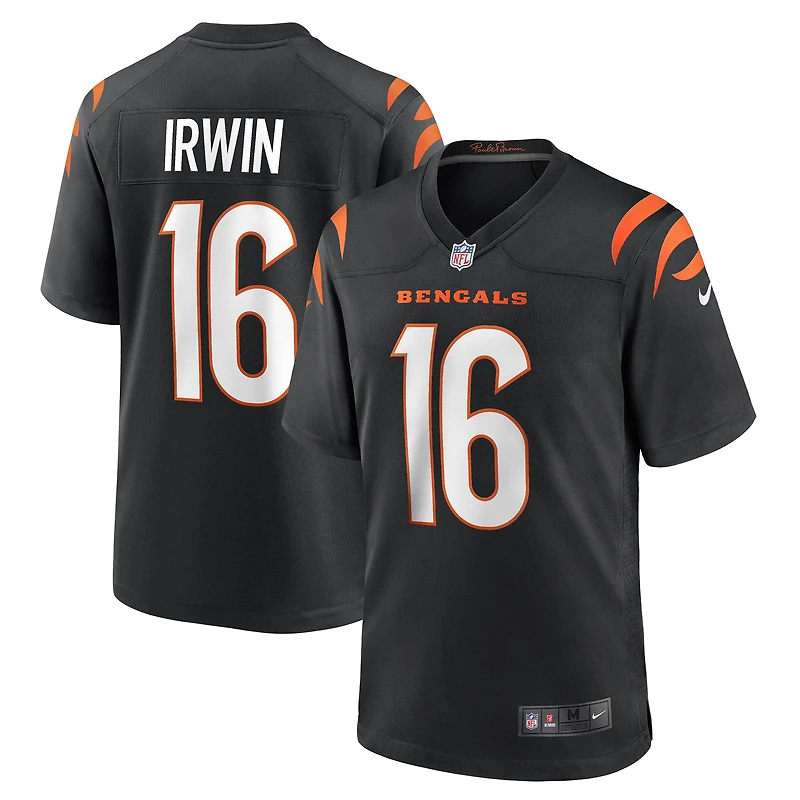 Men's Nike Trenton Irwin Black Cincinnati Bengals Game Player Jersey