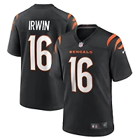 Men's Nike Trenton Irwin Black Cincinnati Bengals Game Player Jersey