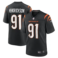 Maillot de match Nike Trey Hendrickson pour hommes, noir, Cincinnati Bengals