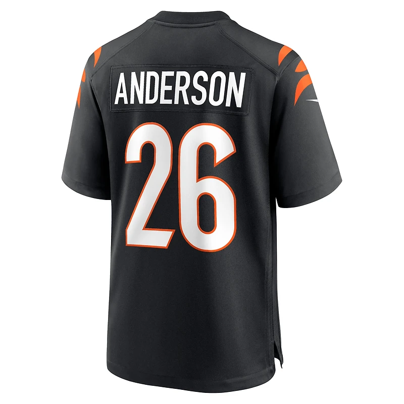 Maillot Nike Tycen Anderson pour homme, noir, joueur de match des Bengals Cincinnati