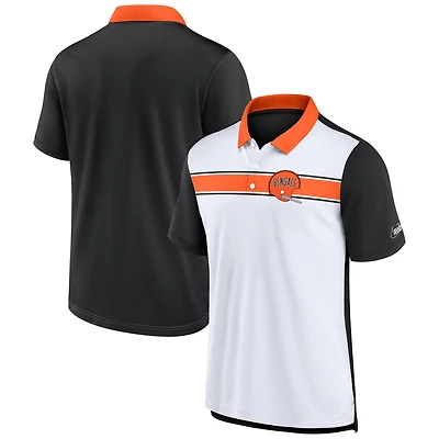 Polo piqué Nike Rewind pour homme, blanc/noir, des Bengals de Cincinnati