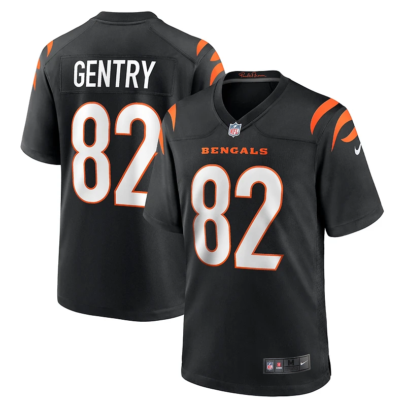 Maillot de match Nike Zach Gentry pour hommes, noir, Cincinnati Bengals
