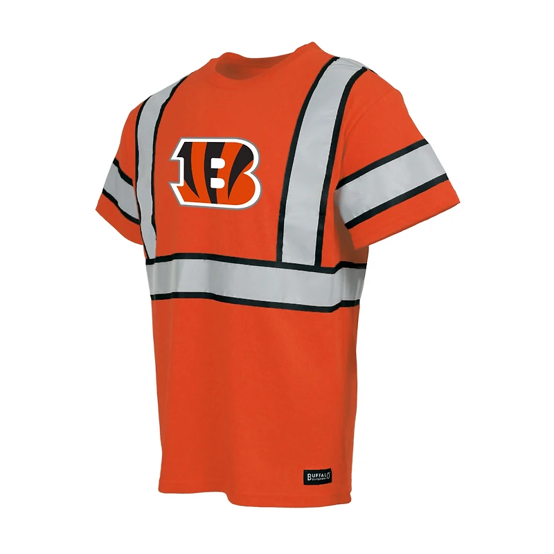 Men's Orange Cincinnati Bengals Safety Heavyweight T-Shirt