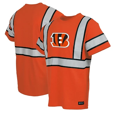 Men's Orange Cincinnati Bengals Safety Heavyweight T-Shirt