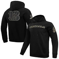 Sweat à capuche classique en chenille Pro Standard pour homme, noir, des Bengals de Cincinnati