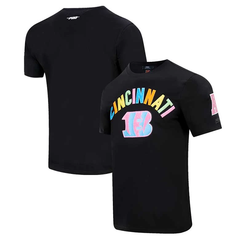 T-shirt graphique néon Pro Standard noir pour homme des Bengals de Cincinnati