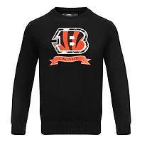 Pull en tricot de préparation Pro Standard noir des Bengals Cincinnati pour hommes
