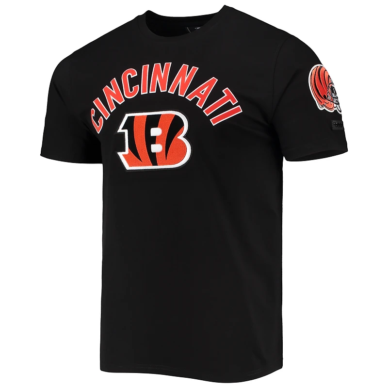 T-shirt slim à poils classiques de l'équipe des Bengals Cincinnati Pro Standard noir pour hommes