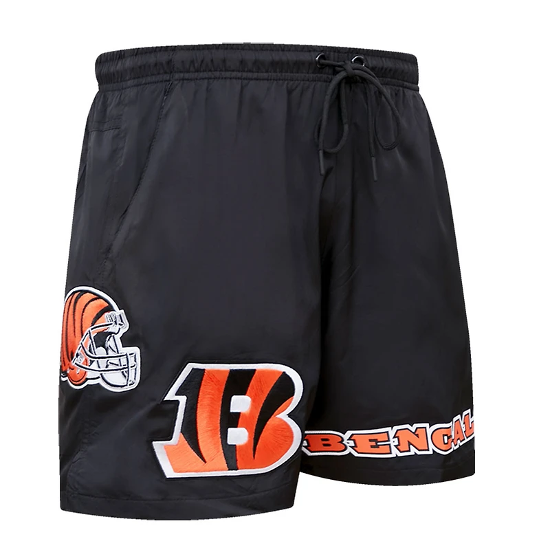 Men's Pro Standard Black Cincinnati Bengals Woven Shorts
