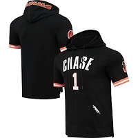 T-shirt à capuche Pro Standard Ja'Marr Chase pour hommes, noir, nom et numéro du joueur des Bengals de Cincinnati