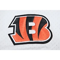 Haut Pro Standard Ja'Marr Chase blanc pour hommes des Bengals de Cincinnati en maille avec nom et numéro joueur