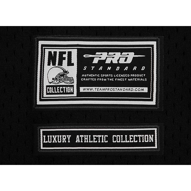 Men's Pro Standard Joe Burrow Black Cincinnati Bengals Mesh Baseball Button-Up T-Shirt