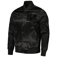Men's Pro Standard Joe Burrow Black Cincinnati Bengals Player Full-Snap Jacket