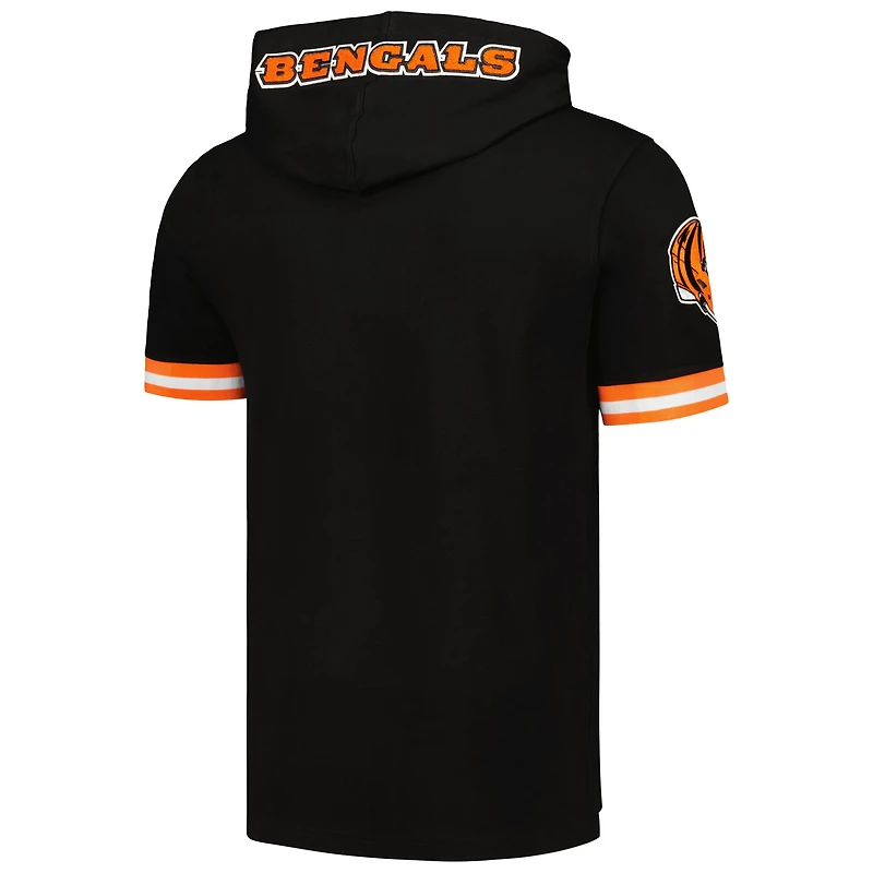 T-shirt à capuche Pro Standard Joe Burrow pour hommes, noir, nom et numéro du joueur des Bengals de Cincinnati