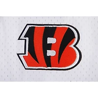 Men's Pro Standard Joe Burrow Cincinnati Bengals Mesh Baseball Button-Up T-Shirt