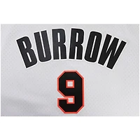 Men's Pro Standard Joe Burrow White Cincinnati Bengals Player Name & Number Mesh T-Shirt