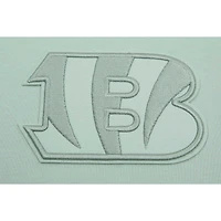Men's Pro Standard Light Green Cincinnati Bengals Neutrals Short Sleeve Pullover Hoodie