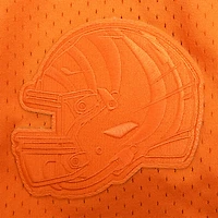 Men's Pro Standard Orange Cincinnati Bengals Triple Tonal Mesh Button-Up Shirt