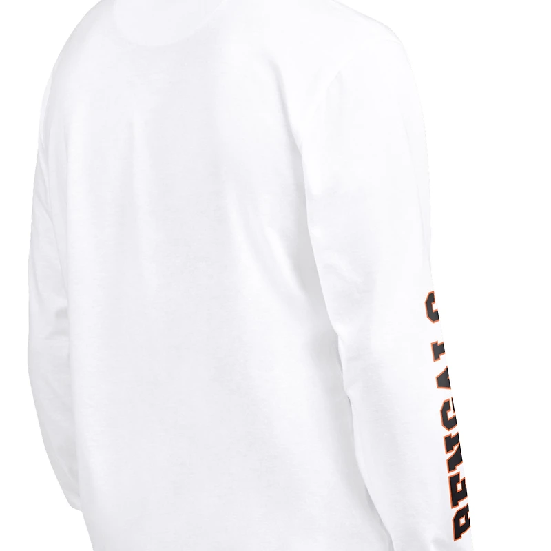 Men's Starter Black/White Cincinnati Bengals Short Sleeve & Long T-Shirt Combo Pack