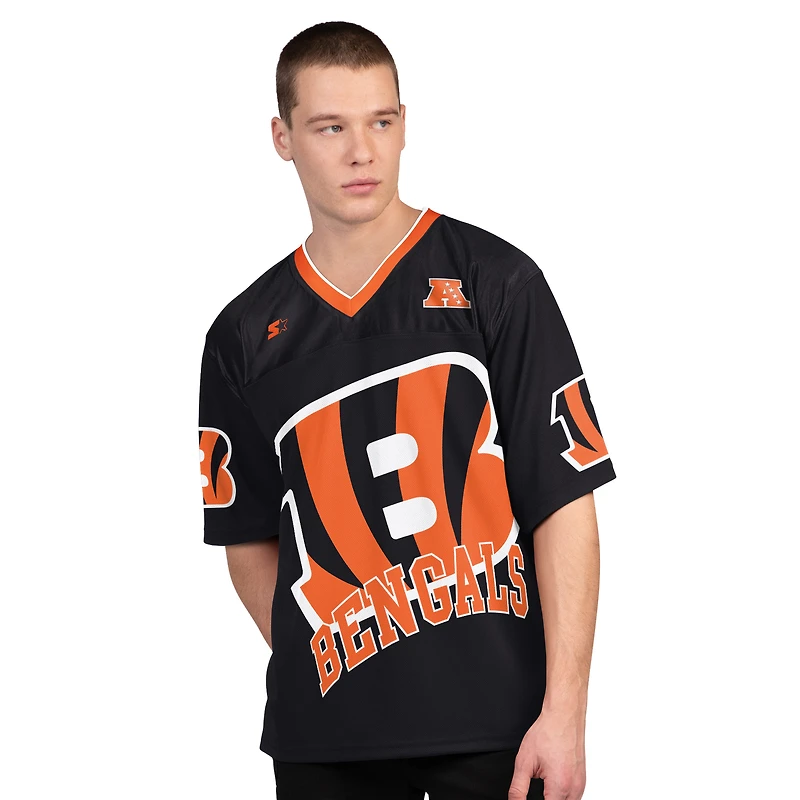 Men's Starter Black/White Cincinnati Bengals Short Sleeve & Long T-Shirt Combo Pack