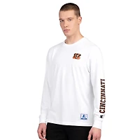 Men's Starter Black/White Cincinnati Bengals Short Sleeve & Long T-Shirt Combo Pack