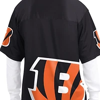 Men's Starter Black/White Cincinnati Bengals Short Sleeve & Long T-Shirt Combo Pack