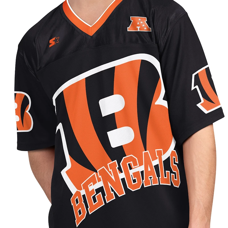 Men's Starter Black/White Cincinnati Bengals Short Sleeve & Long T-Shirt Combo Pack