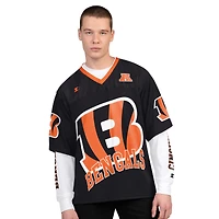 Men's Starter Black/White Cincinnati Bengals Short Sleeve & Long T-Shirt Combo Pack