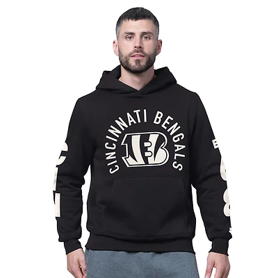 Men's Starter Black Cincinnati Bengals Handoff Fleece Hoodie Sweatshirt