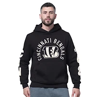 Men's Starter Black Cincinnati Bengals Handoff Fleece Hoodie Sweatshirt