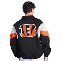 Veste zippée complète Cincinnati Bengals Starter noire pour homme