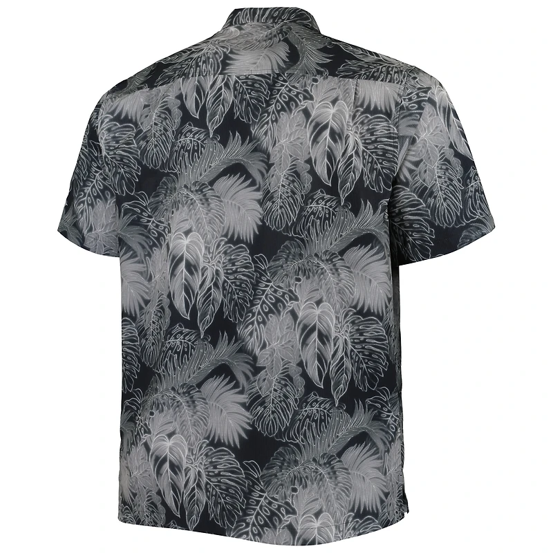 Chemise boutonnée Tommy Bahama pour homme Cincinnati Bengals Big & Tall Coast Luminescent Fronds Camp IslandZone