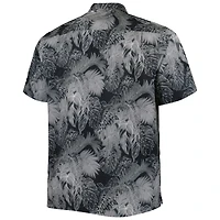 Chemise boutonnée Tommy Bahama pour homme Cincinnati Bengals Big & Tall Coast Luminescent Fronds Camp IslandZone